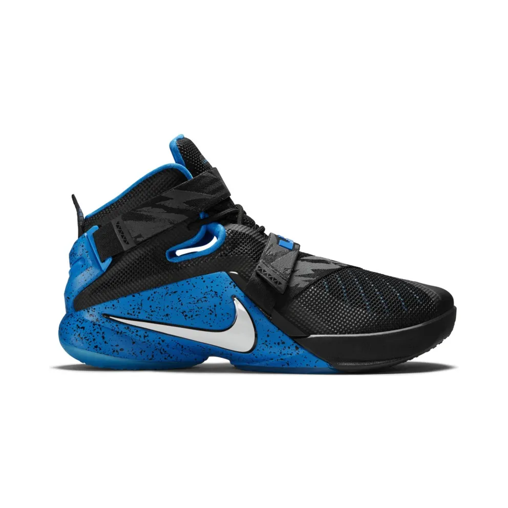 LeBron Soldier 9 Black/Soar-White (749490-014)