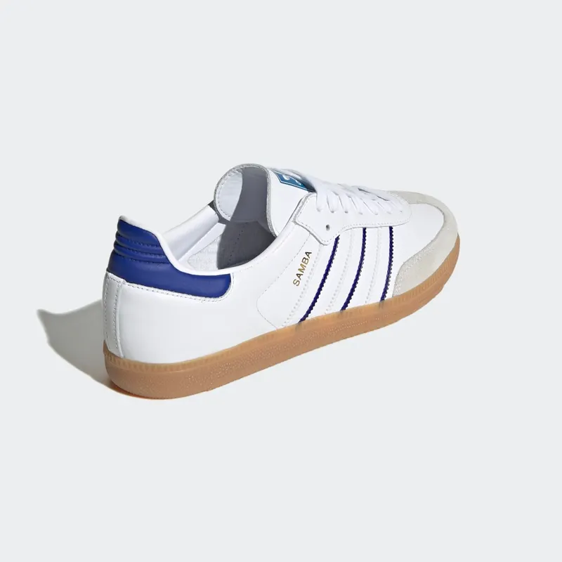 Adidas Samba Cloud White / Lucid Blue / Gum (IG2339)