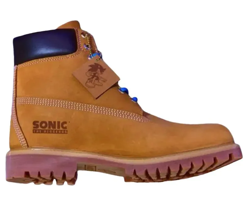 Timberland 6″ Premium Waterproof Boot Sonic The Hedgehog ((Sonic) TB110061-713)