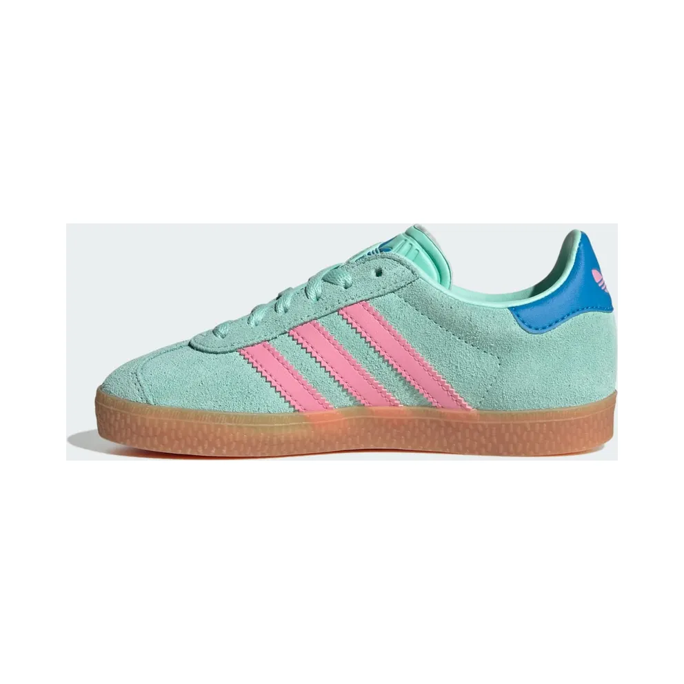 Adidas Gazelle Kids Clear Mint / Bliss Pink / Bright Blue (JP7130)