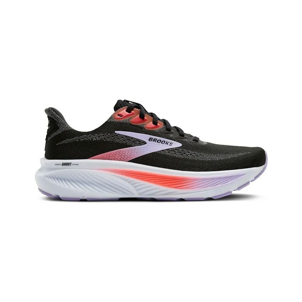 Brooks Ghost Black / Purple / Coral (120431-1B-080)
