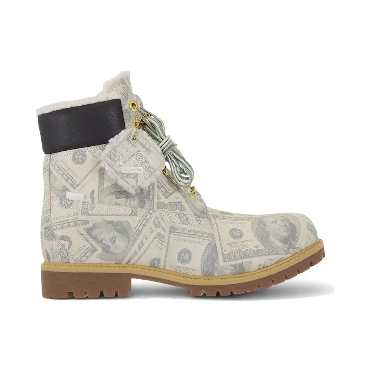 Timberland 6″ Premium Waterproof Boot Supreme x MM6 Maison Margiela $100 Bills (TB0A5NG5-ALP)