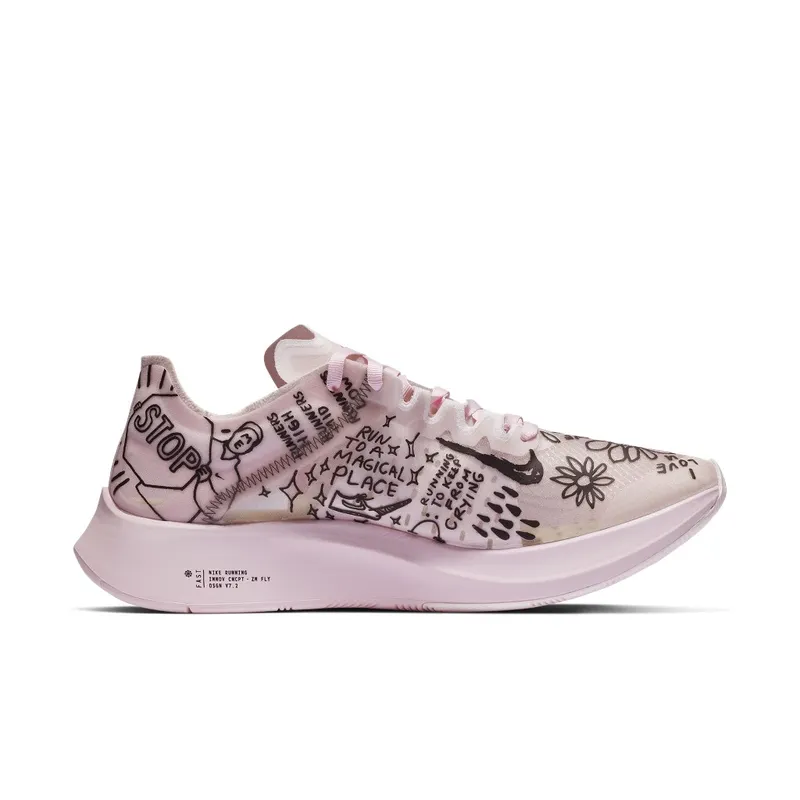 Nike Zoom Fly SP Fast Nathan Bell White/Pink Foam-Black (AT5242-100)