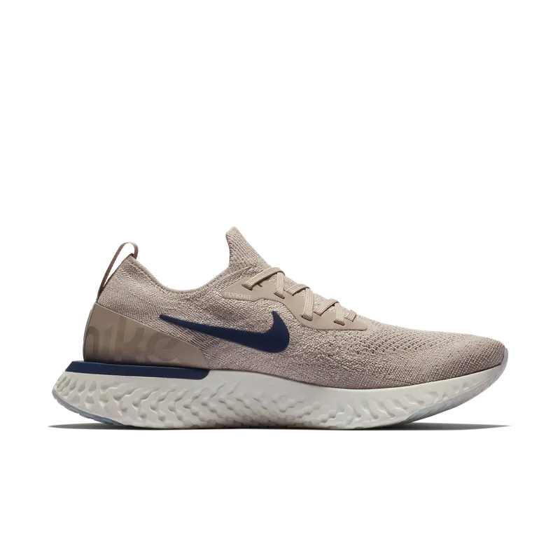 Nike  Epic React Flyknit Diffused Taupe Diffused Taupe/Blue Void-Phantom (AQ0067-201)
