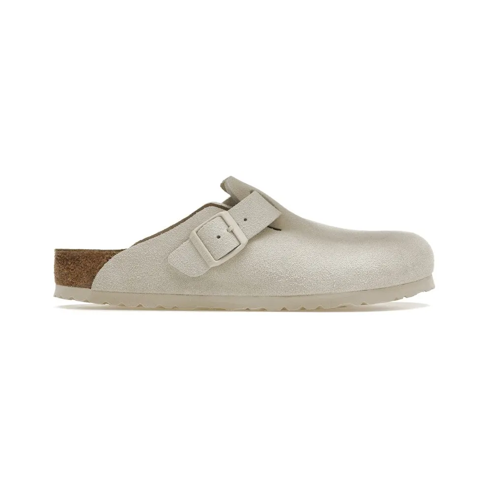 Birkenstock Boston Antique White Suede (1024731)