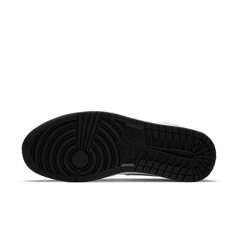 Jordan 1 Mid SE Union Black Toe White/Black-Light Smoke Grey-Gym Red (852542-100)