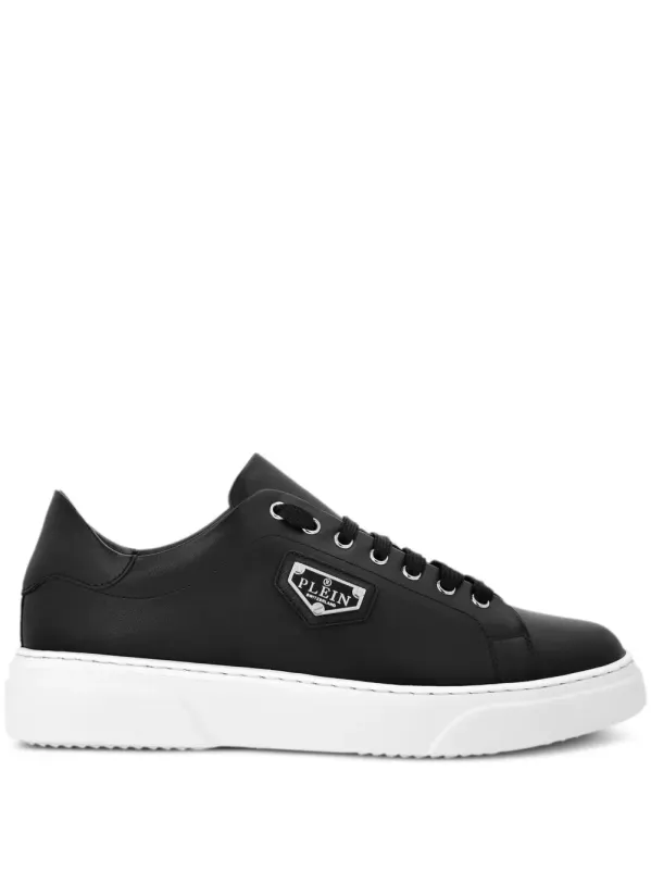 Philipp Plein Sneakers mit Logo-Schild – Schwarz (UADSUSC0701PLE075N)
