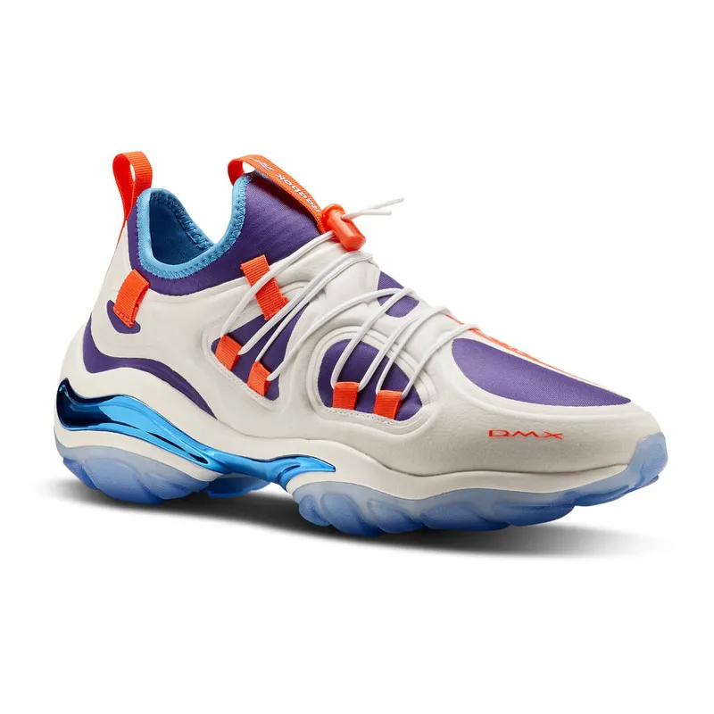 Reebok DMX 2000 Low Swizz Beatz Royal Orchid Chalk/White-Royal Orchid-California Blue (Other Brands Reebok)