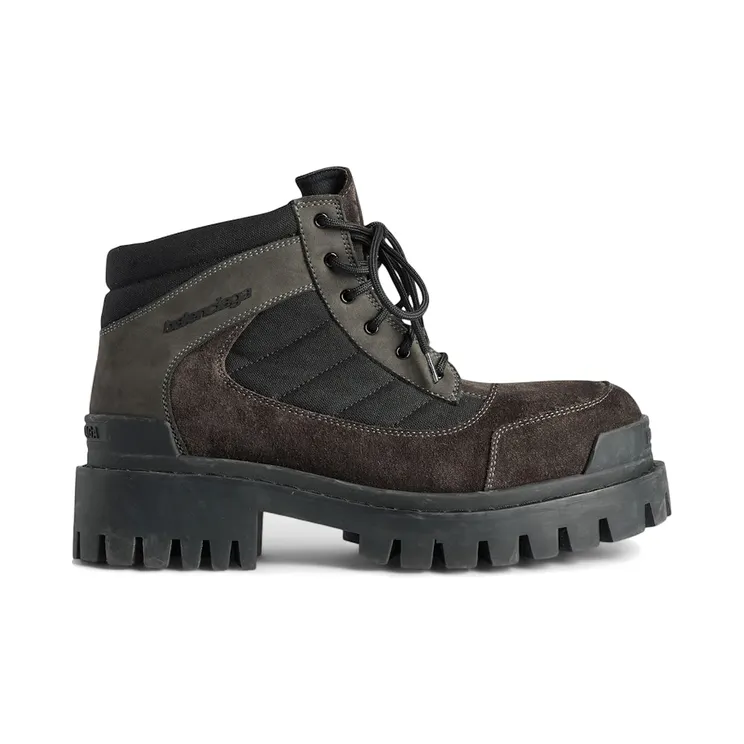 Balenciaga Combat Strike Low Boot Brown Black (867708 WCB45 2010)