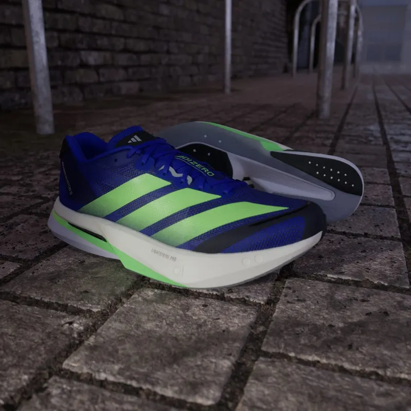 Adidas Adizero Boston 13 Lucid Blue / Lime Burst / Core Black (JS4944)