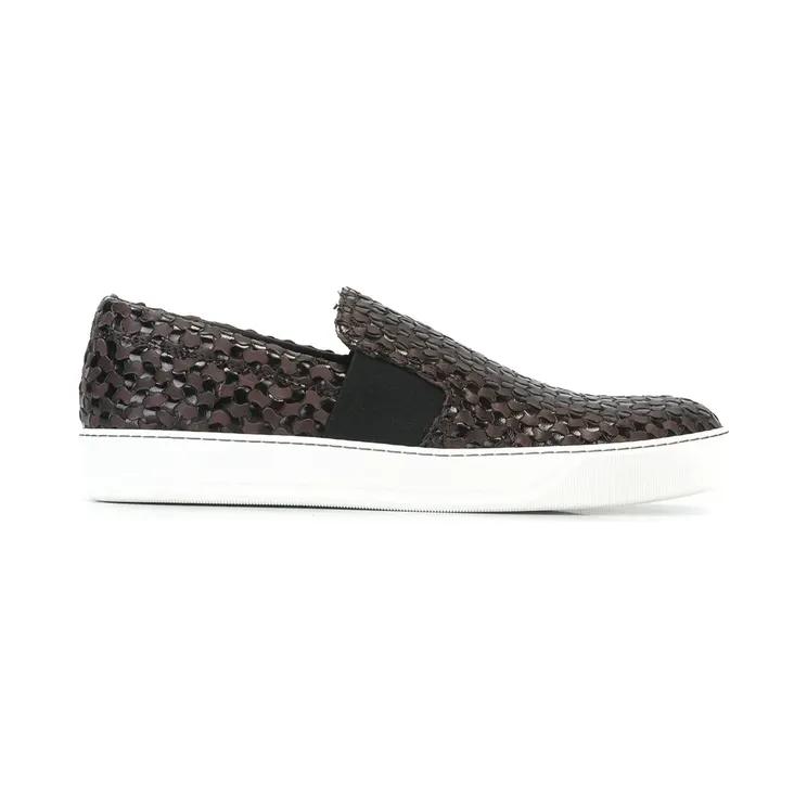 Lanvin ‘Pull-On’ Slip-On-Sneakers “Brown” (FMSKDBMOBUCAH16)