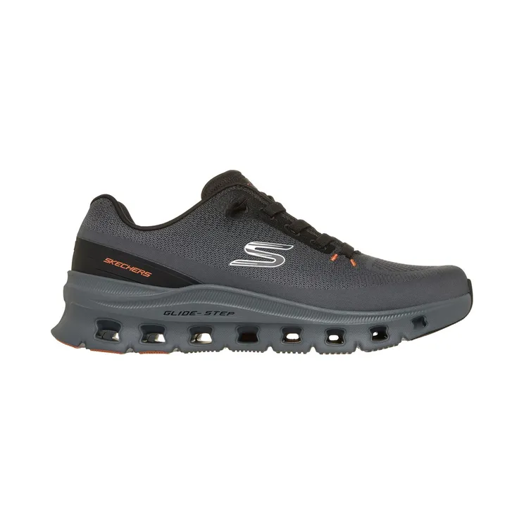Skechers Glide-Step Pro – Waverra Houtskool/Oranje