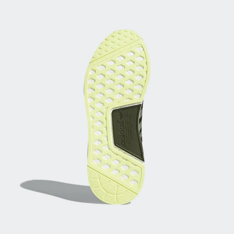 adidas NMD R1 Night Cargo Base Green Night Cargo/Base Green/Semi Frozen Yellow (CQ2414)