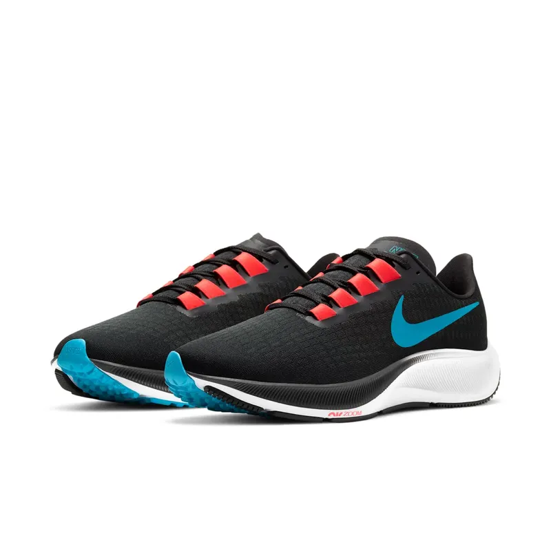 Nike Zoom Pegasus 38 “Off Noir Light Blue Fury” (BQ9646-011)