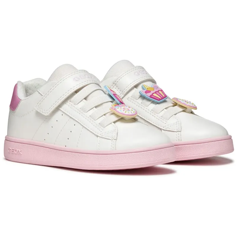 Geox sneaker White/Donkerroze (J65LRF000BC-C1364)