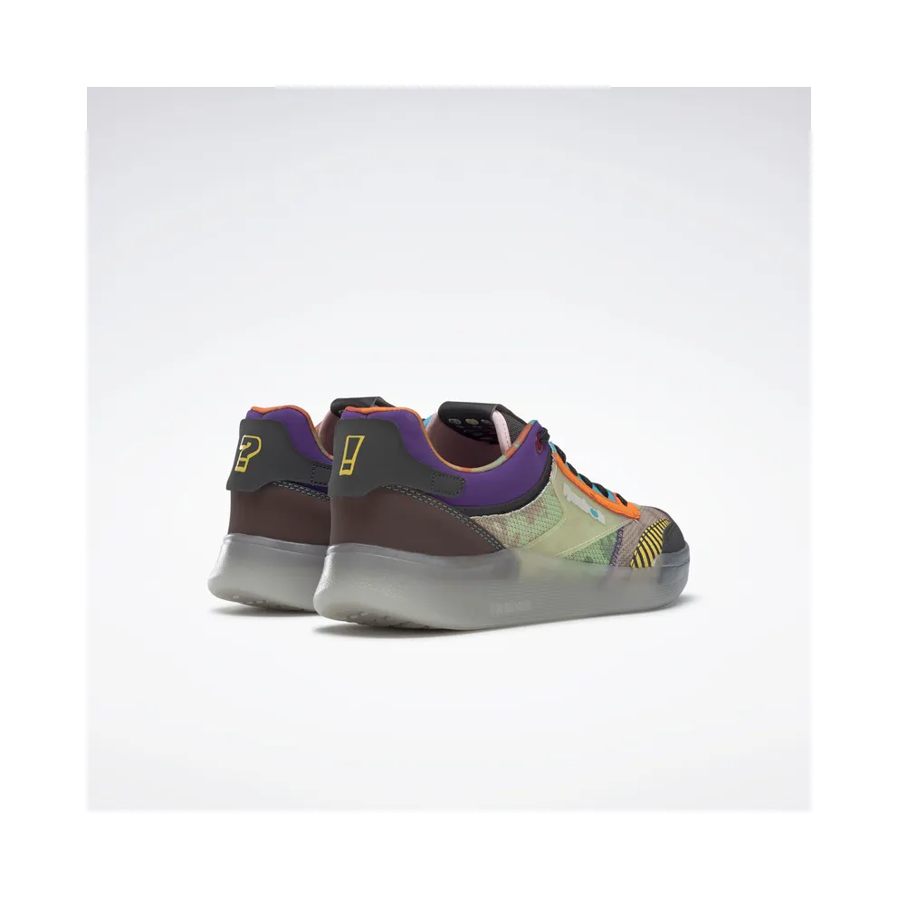 Reebok Jelly Belly Club C Legacy Shoes Coal / Sport Violet / Pale Yellow