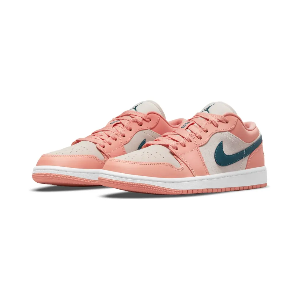 Air Jordan 1 Low Light Madder Root – “Coral Pink / Dark Teal / White” (DC0774-800)