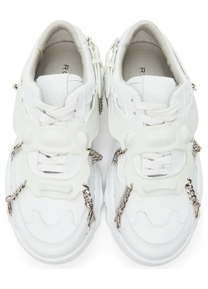 Rombaut White Boccacio II Harness Low-Top Sneakers (S22-B-010) (5)