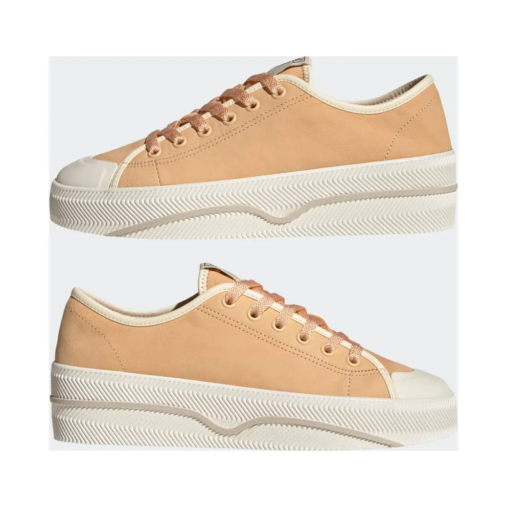 Adidas Nizza 2 Low Leather Glow Orange / Ecru Tint / Core White (GX7314)