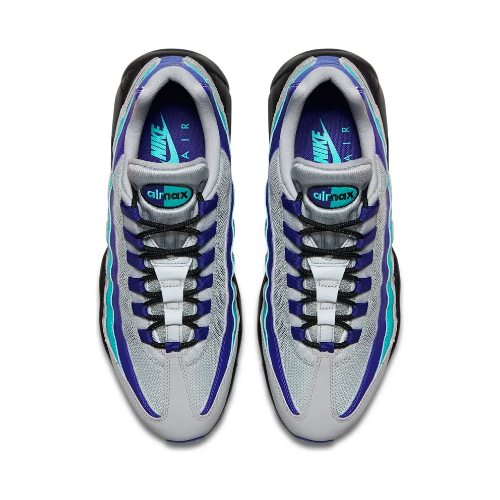 Nike Air Max 95 Wolf Grey Grape Wolf Grey/Black-Indigo Burst-Hyper Jade (AT2865-001)
