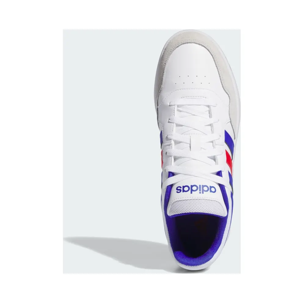 adidas Hoops 3.0 Cloud White Lucid Blue Better Scarlet (IH0335)