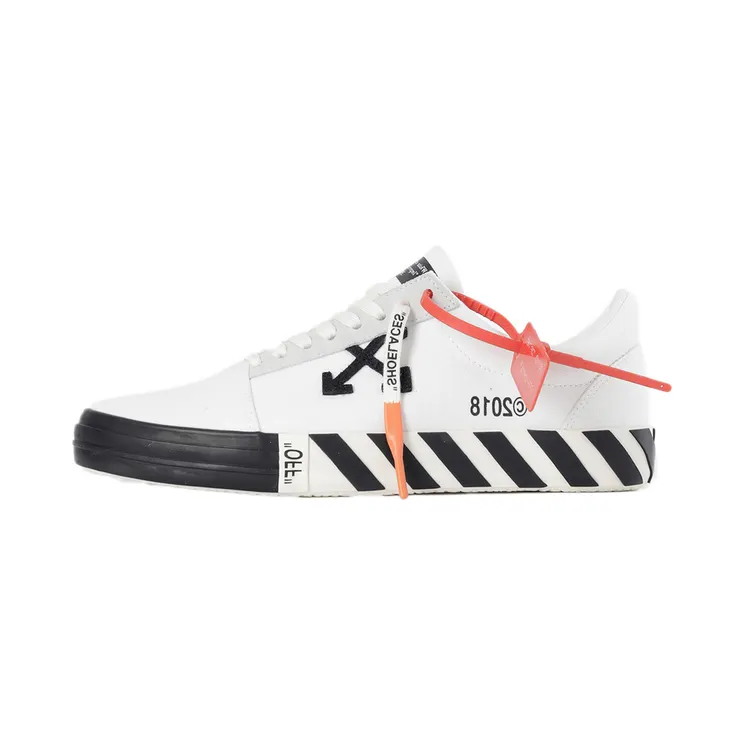 OFF-WHITE Vulc Low White (Updated Stripes)