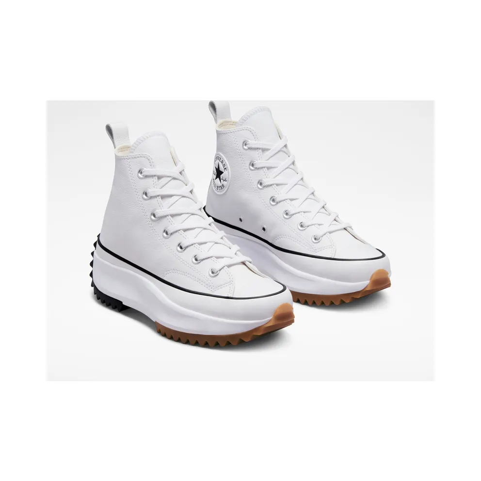 Converse Run Star Hike Platform Foundational Leather White/Black/gum