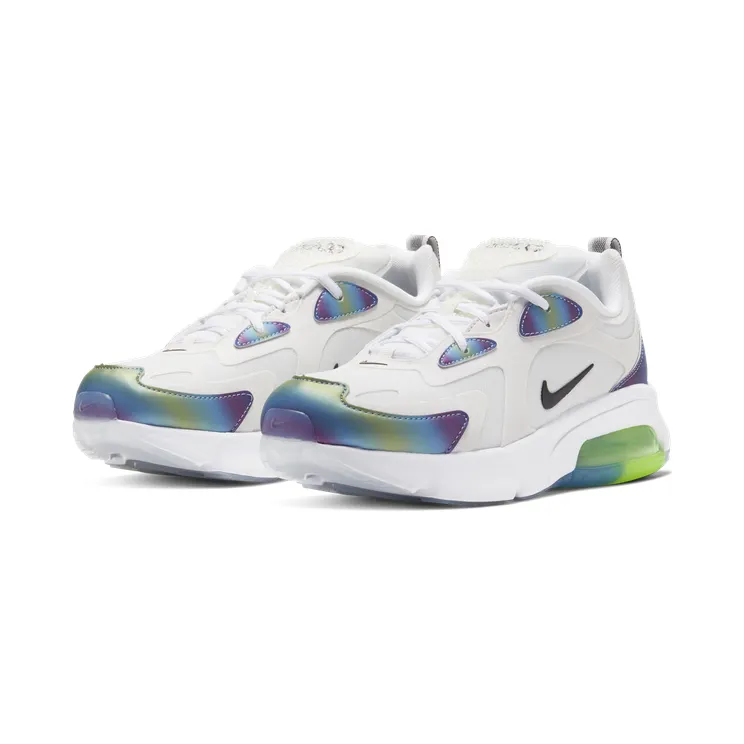Nike Air Max 200 GS Bubble Pack – “Summit White / Platinum Tint / White / Black” (CT9632-100)