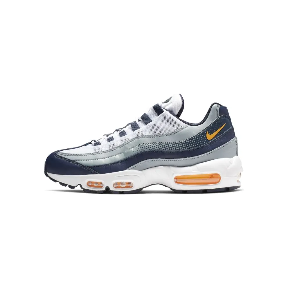 Nike Air Max 95 Midnight Navy Laser Orange Midnight Navy/White-Obsidian Mist-Laser Orange (AJ2018-401)
