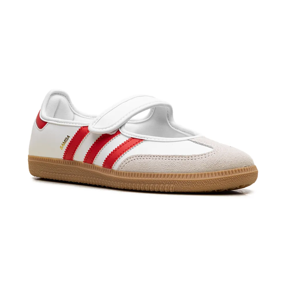 Adidas Samba Jane GS “White Red Gum” (JR7435)