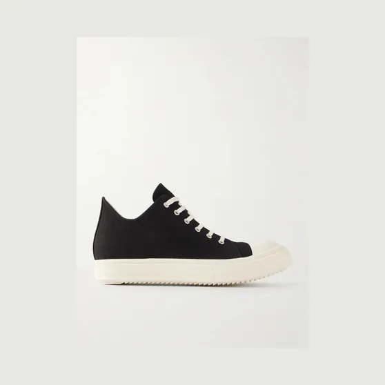 Drkshdw By Rick Owens Ramones Denim Sneakers Brick (DU02F6802)