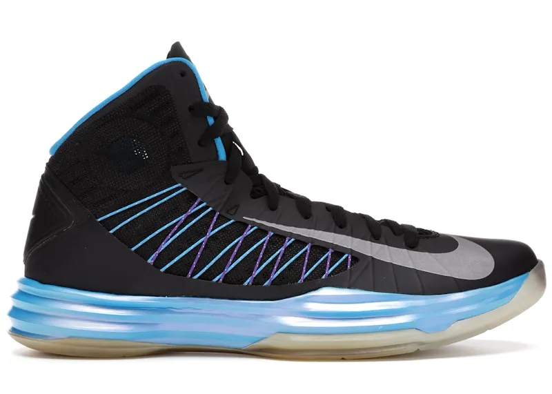 Nike Hyperdunk Plus Black Blue Glow (598357-004)
