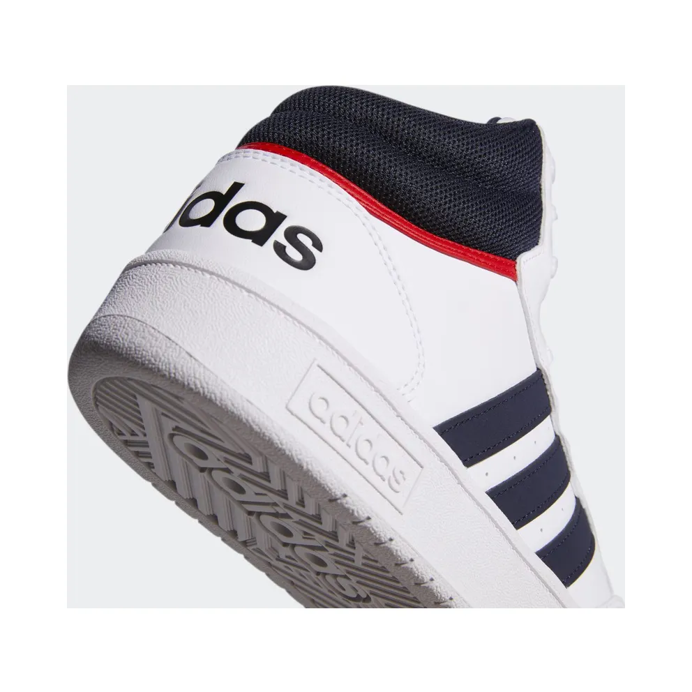 Adidas Hoops 3.0 Mid Classic Vintage Cloud White / Legend Ink / Vivid Red (GY5543)