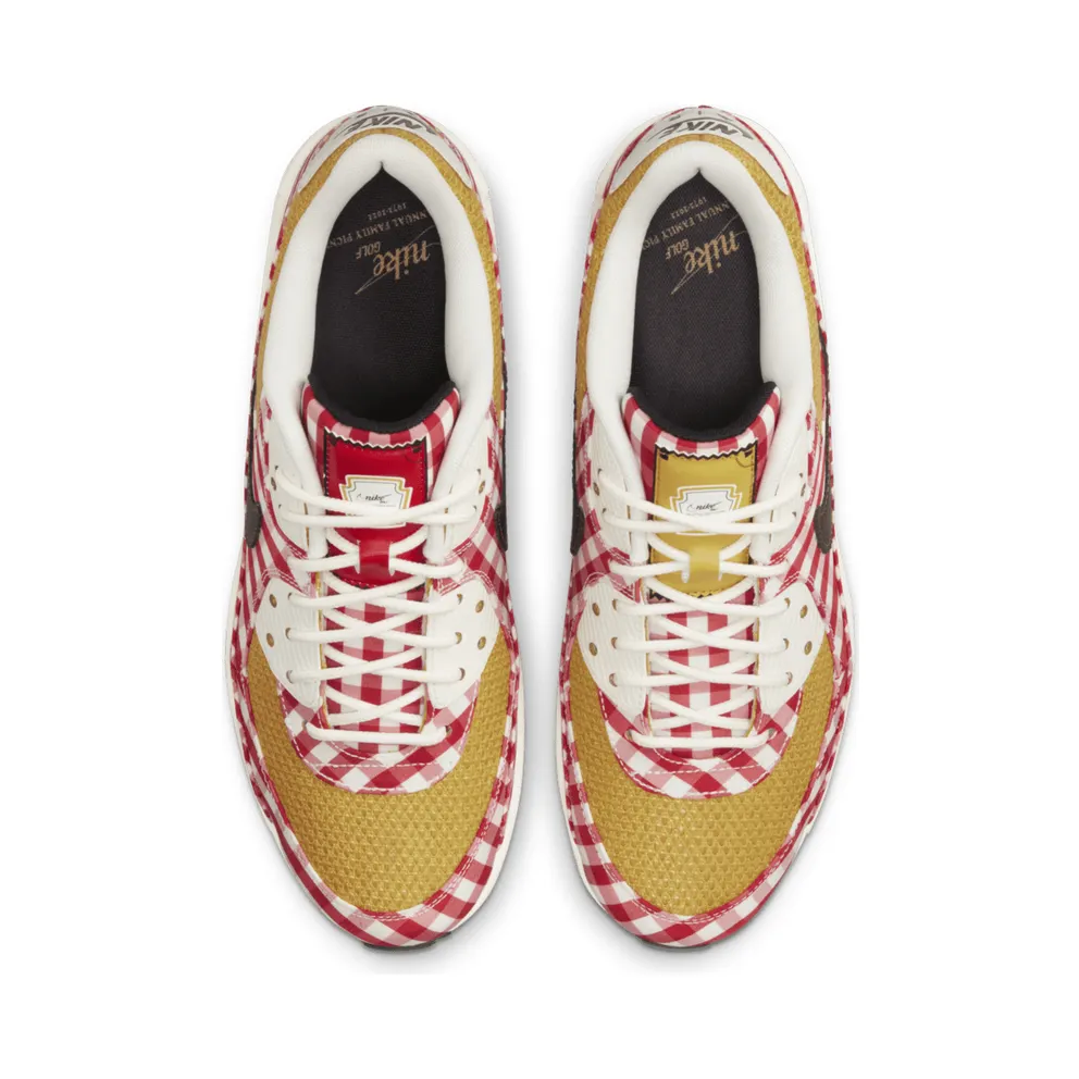 Nike Air Max 90 Golf NRG Picnic – “University Red / White / Sand Gold / Black” (DH5244-600)