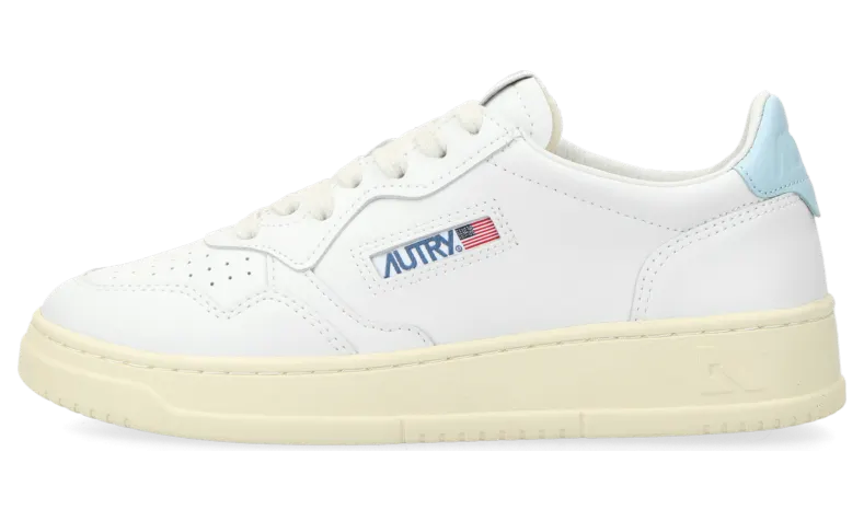 Autry Medalist Low W (leat / leat white / str blue) – AULWLL64