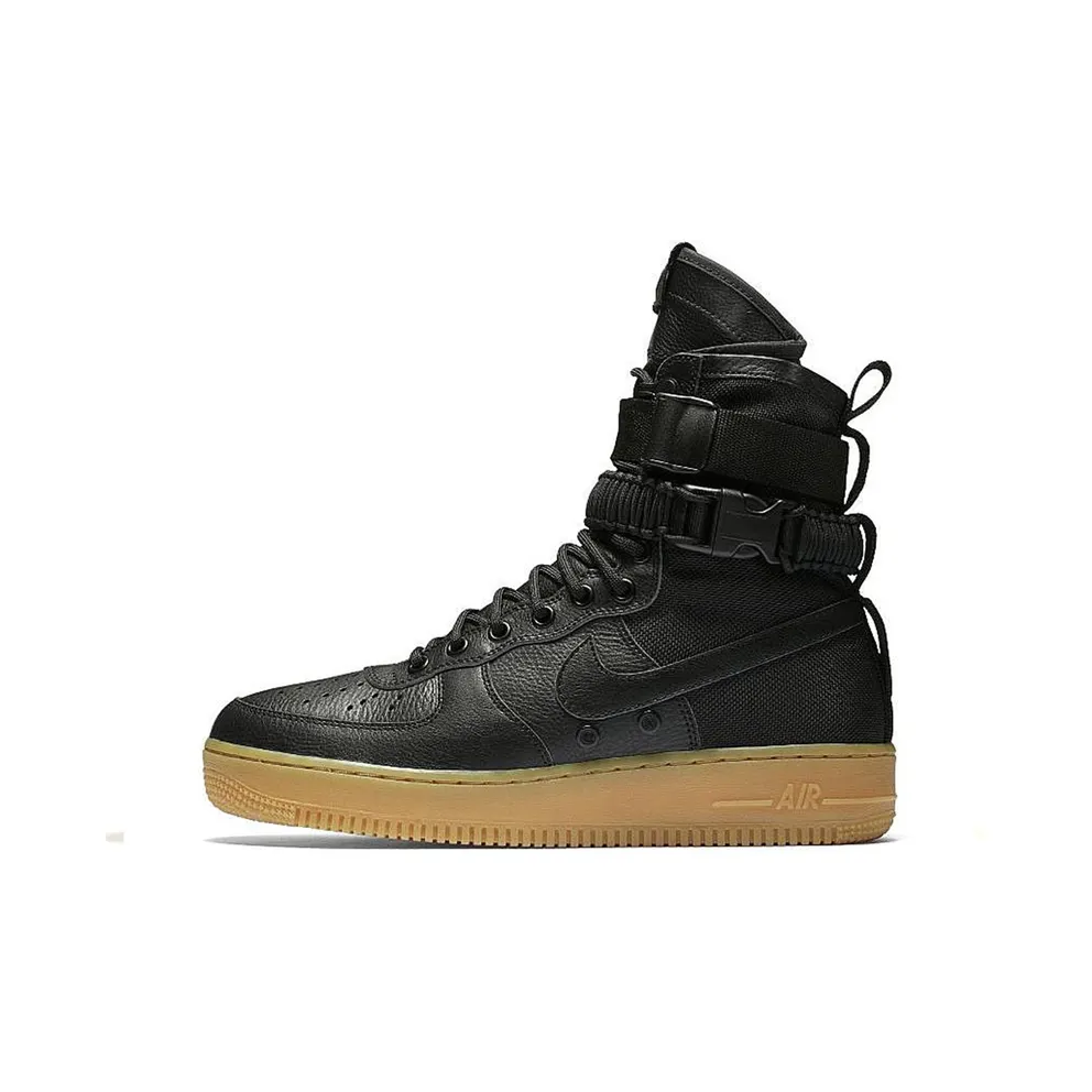 Nike SF Air Force 1 Black Gum Black Gum/Light Brown (859202-009)