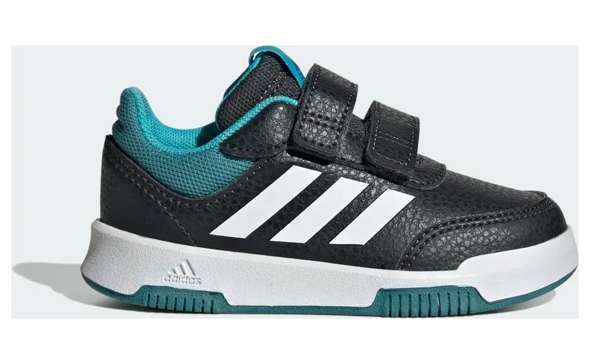 adidas Tensaur Hook and Loop Schuh Carbon / Cloud White / Arctic Fusion (ID2310)