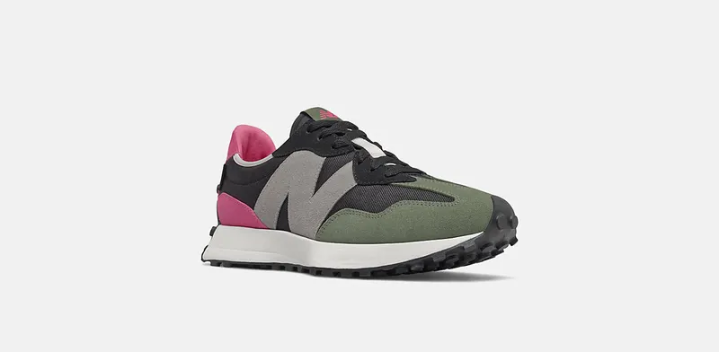 New Balance New Balance Unisex 327 Black/Pink (MS327WR1)
