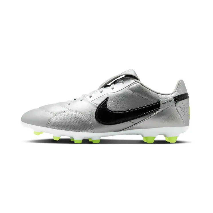 Nike Premier 3 “Metallic Silver / Volt / Black” (HM0265-004)