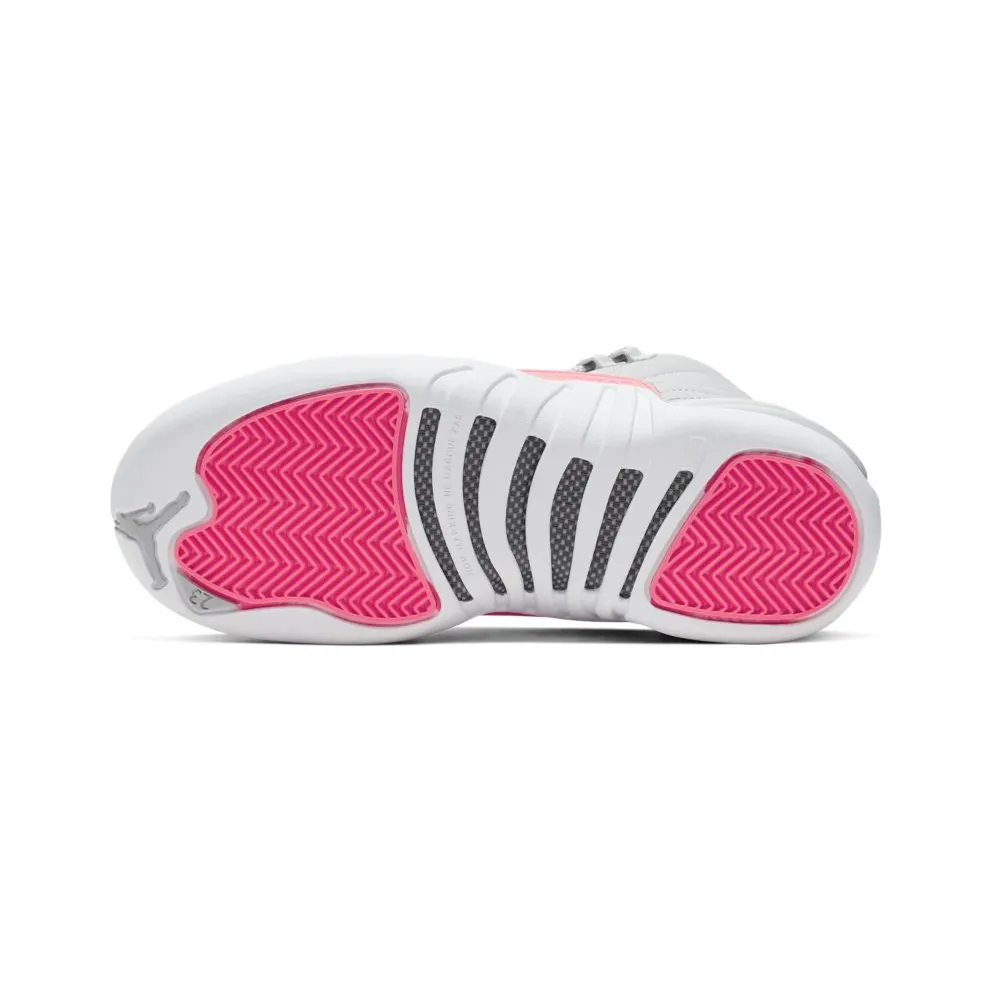 Jordan 12 Retro Wolf Grey Racer Pink (GS) Wolf Grey/Racer Pink-Black (510815-060)