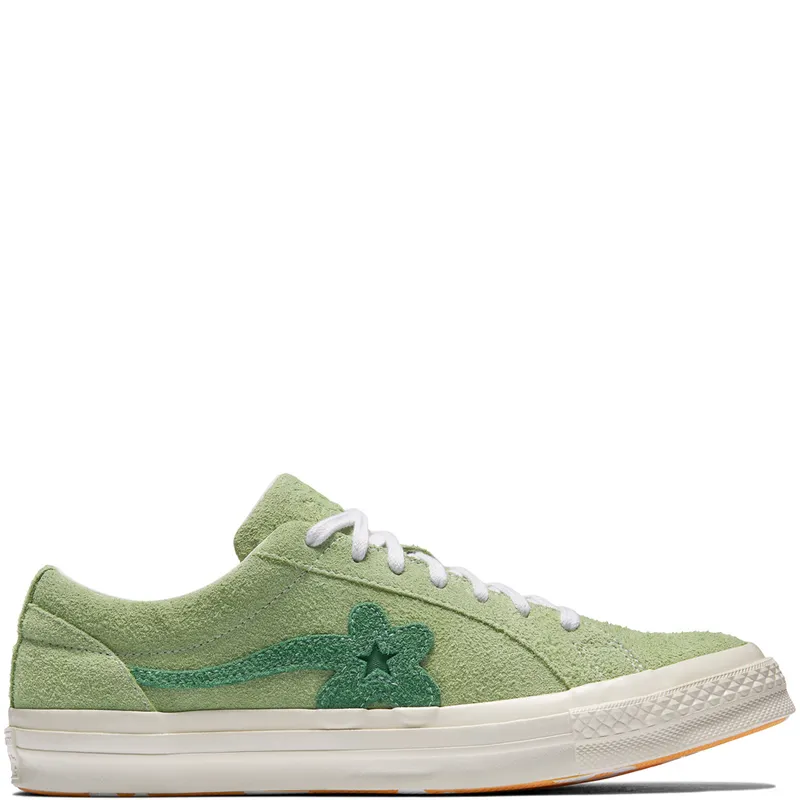 Converse One Star Ox Tyler the Creator Golf Le Fleur Jade Lime Green/White (160327C)