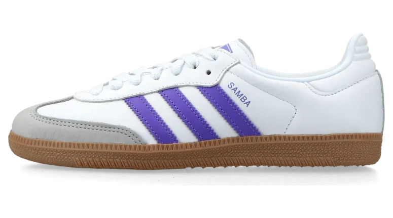 adidas Samba OG White Purple Rush