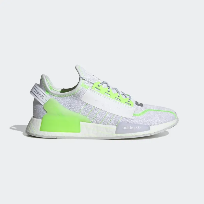 adidas NMD_R1 V2 Cloud White / Signal Green / Grey One (GX0538)