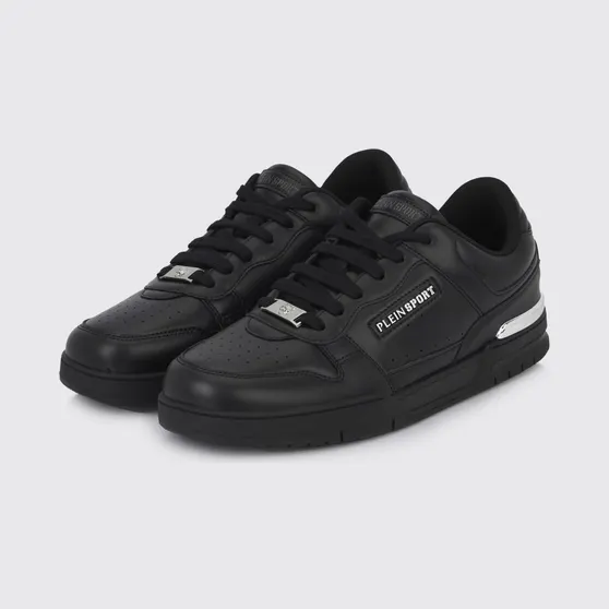 Plein Sport Viper II Leather Sneakers Black (FAESUSC0794SLE004N0202)