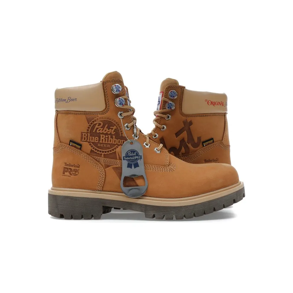 Timberland PRO 6″ Soft Toe Work Boot Pabst Blue Ribbon Wheat Nubuck (TB0A6413-EYJ)