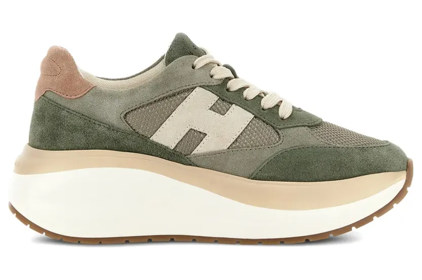 Hogan H696 chunky sneakers – Groen (HXW7140GA40V0F)