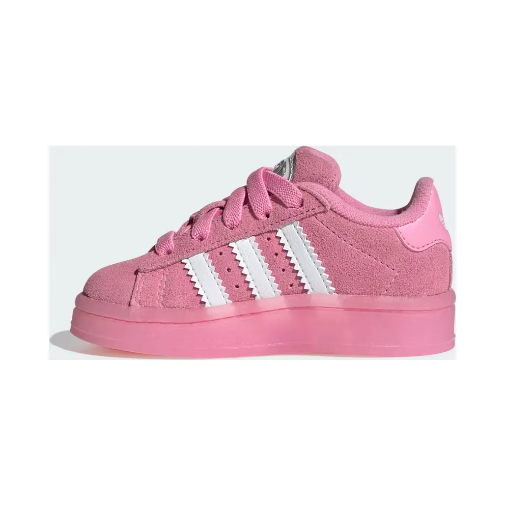 Adidas Campus 00s Led Lights Comfort Closure Elastic Lace Kids Bliss Pink / Cloud White / Clear Pink (JS1283)