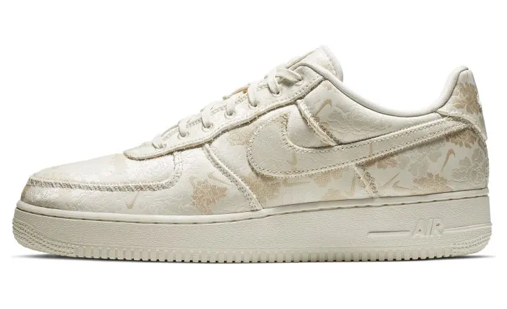 Nike Air Force 1 Low Satin Floral Pale Ivory