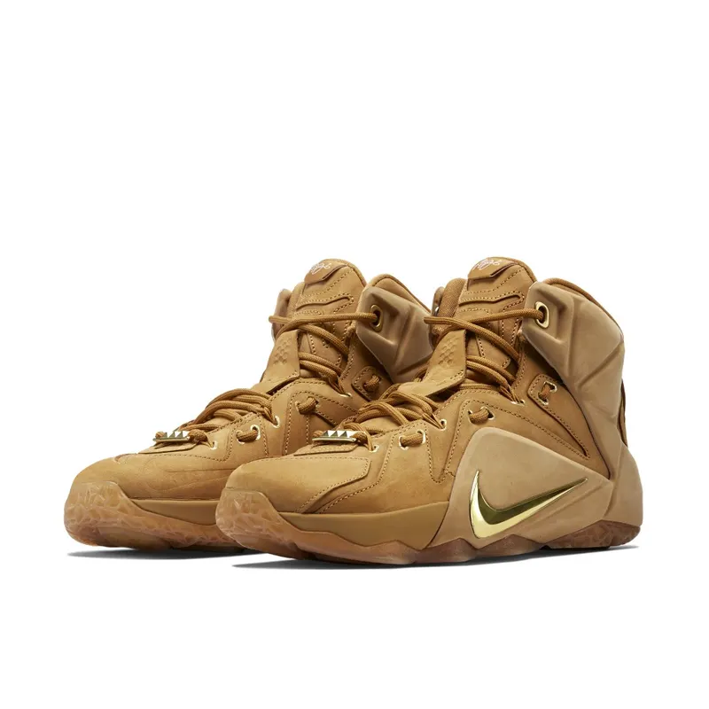 Nike LeBron 12 EXT Wheat Wheat/Metallic Gold (744287-700)