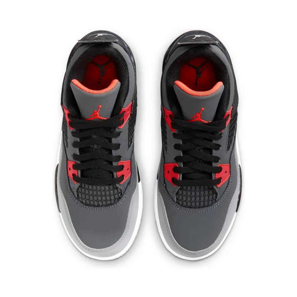 Jordan 4 Retro Infrared (PS) – “Dark Grey / Infrared 23-black-cement Grey” (BQ7669-061)